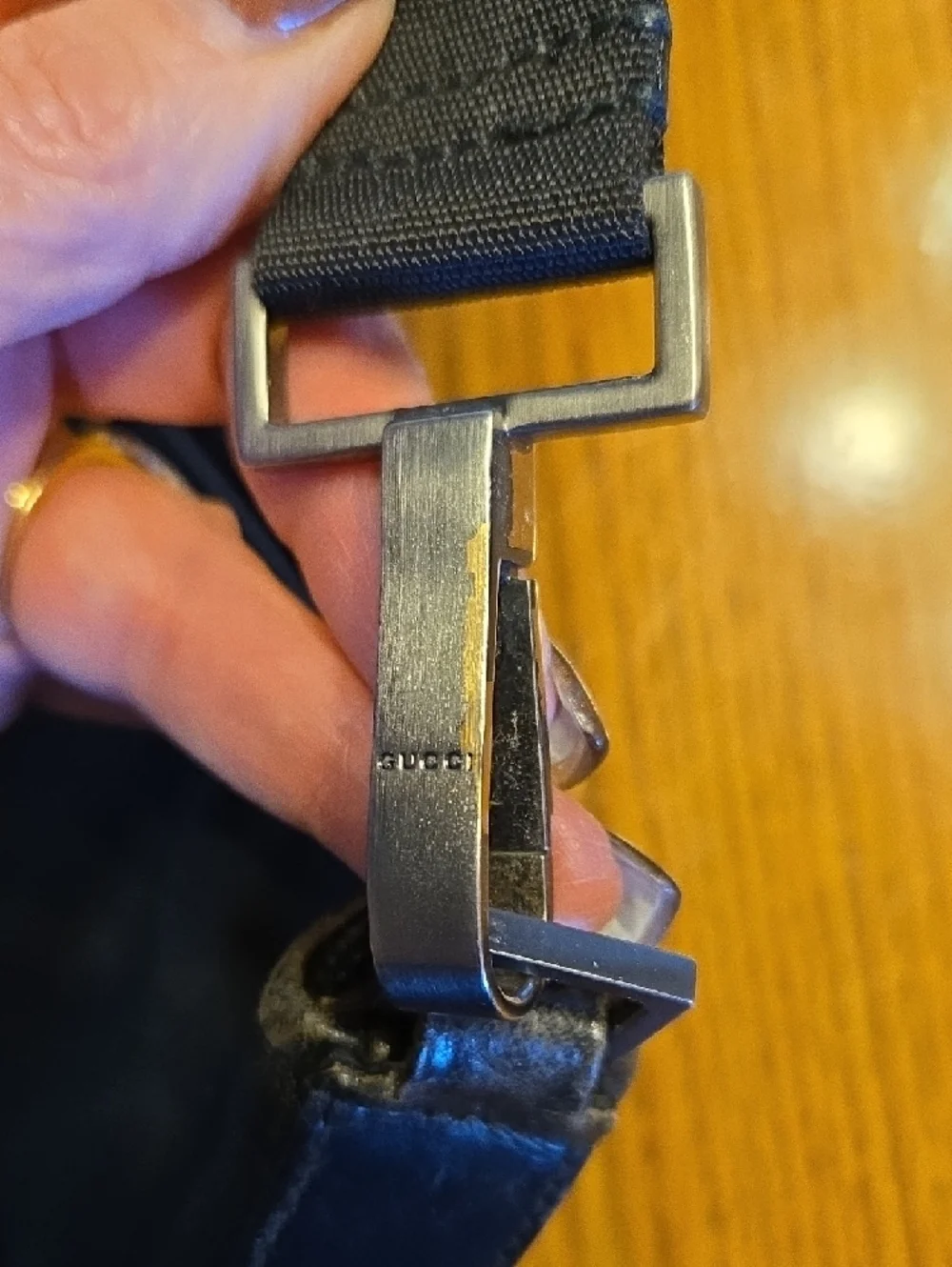 Gucci Black Canvas Crossbody Bag